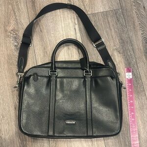 Coach leather briefcase